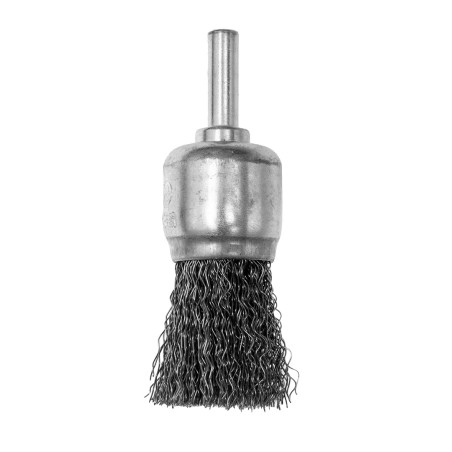 GRAPHITE 57T431 Szczotka druciana pędzelkowa 24 mm, drut karbowany, stalowy, z trzpieniem 6 mm