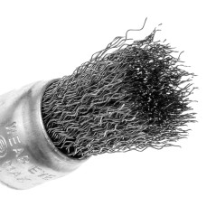 GRAPHITE 57T431 Szczotka druciana pędzelkowa 24 mm, drut karbowany, stalowy, z trzpieniem 6 mm 