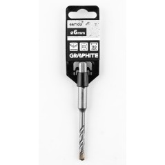 GRAPHITE 56T103 Wiertło do betonu SDS Plus z podwójną spiralą 6 x 110 mm 