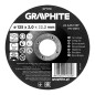 GRAPHITE 57T119 Tarcza tnąca, korundowa do metalu, wypukła 125 x 2.0 x 22.2 mm, 42 A46-T-BF
