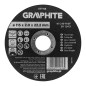 GRAPHITE 57T115 Tarcza tnąca, korundowa do betonu 115 x 2.0 x 22.2 mm,  41 C46-R-BF