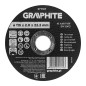 GRAPHITE 57T107 Tarcza tnąca, korundowa do metalu 115 x 2.0 x 22.2 mm,  41 A46-T-BF