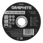 GRAPHITE 57T100 Tarcza tnąca, korundowa do metalu/INOX 115 x 1.0 x 22.2 mm,  41 A60-T-BF