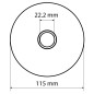 GRAPHITE 57T100 Tarcza tnąca, korundowa do metalu/INOX 115 x 1.0 x 22.2 mm,  41 A60-T-BF
