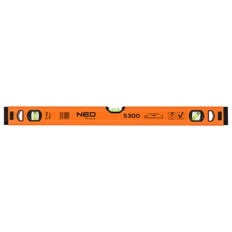 NEO TOOLS 71-132 Poziomnica aluminiowa S 300, 3 libelle, 60 cm