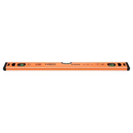 NEO TOOLS 71-132 Poziomnica aluminiowa S 300, 3 libelle, 60 cm