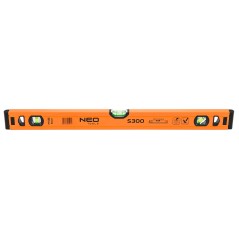 NEO TOOLS 71-132 Poziomnica aluminiowa S 300, 3 libelle, 60 cm 
