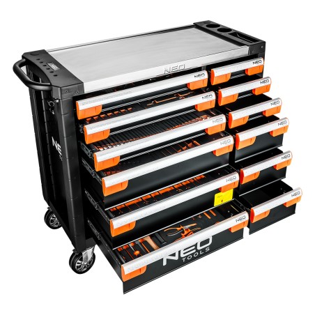 NEO TOOLS 84-225-6 Szafka narzędziowa 7 szuflad PRO z wyposażeniem, 359 narzędzi - EVA