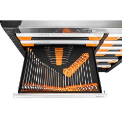 NEO TOOLS 84-225-6 Szafka narzędziowa 7 szuflad PRO z wyposażeniem, 359 narzędzi - EVA 