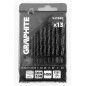 GRAPHITE 54T930 Wiertła do metalu HSS, 1,5 - 6,5mm, zestaw 13 szt.