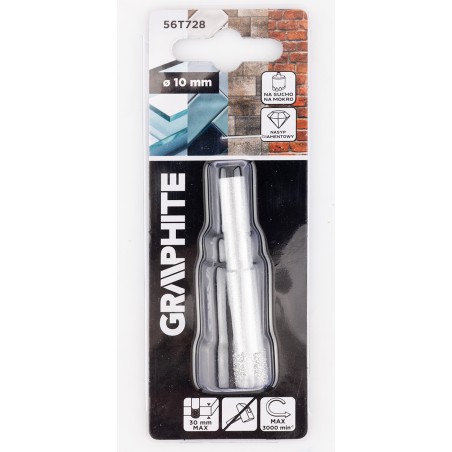 GRAPHITE 56T728 Otwornica diamentowa 10 mm