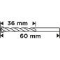 GRAPHITE 56T200 Wiertło do betonu 3 x 60 mm