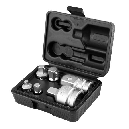 NEO TOOLS 10-240 Zestaw adapterów do kluczy nasadowych, 6 szt.