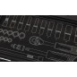 NEO TOOLS 10-231 Zestaw kluczy nasadowych 1/4", 23 szt., satynowy