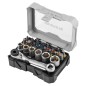 GRAPHITE 56T559 Zestaw bitów 25 mm i nasadek z grzechotką i uchwytem magnetycznym 60 mm, 24 szt.