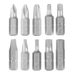 GRAPHITE 56T514 Zestaw bitów SL3/5/7, PH1/2/3, H3/4/5/6 x 25 mm, 10 szt.