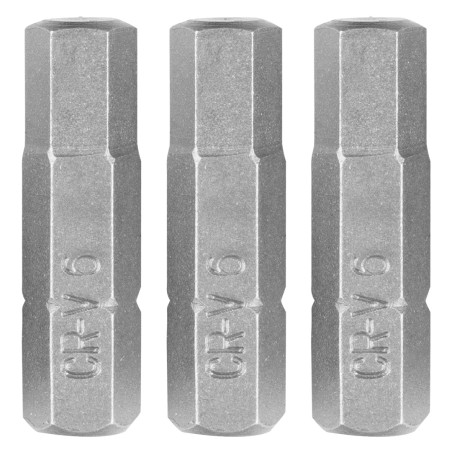 GRAPHITE 56T529 Bity Hex H6 x 25 mm, 3 szt.