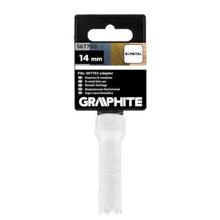 GRAPHITE 56T700 Otwornica bi-metalowa 14 mm