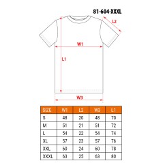 NEO TOOLS 81-604-XXXL T-shirt Camo URBAN, rozmiar XXXL 