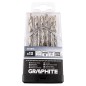 GRAPHITE 54T915 Wiertła do metalu HSS-G, 1,5-6,5 mm, zestaw 13 szt.