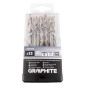 GRAPHITE 54T915 Wiertła do metalu HSS-G, 1,5-6,5 mm, zestaw 13 szt.