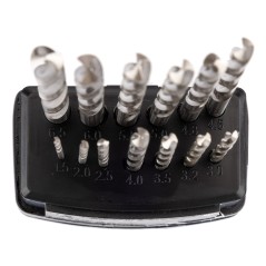 GRAPHITE 54T915 Wiertła do metalu HSS-G, 1,5-6,5 mm, zestaw 13 szt. 