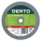 VERTO 61H607 Tarcze szlifierskie 200 x 20/16/12.7 x 20 mm, 2 szt.