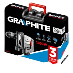 GRAPHITE 58G876 Młot wyburzeniowy SDS Max 1200W, walizka 