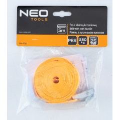 NEO TOOLS 10-712 Pas z klamrą krzywkową 25 mm x 5 m 1 szt. 