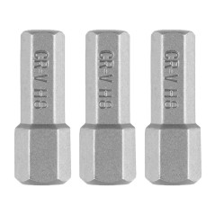 GRAPHITE 56T528 Bity Hex H8 x 25 mm, 3 szt.