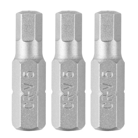 GRAPHITE 56T530 Bity Hex H5 x 25 mm, 3 szt.