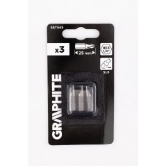 GRAPHITE 56T545 Bity SL6 x 1 x 25 mm, 3 szt. 