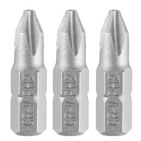 GRAPHITE 56T542 Bity PH2 x 25 mm, 3 szt.