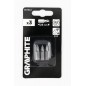 GRAPHITE 56T544 Bity PH0 x 25 mm, 3 szt.