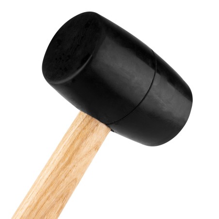 NEO TOOLS 25-062 Młotek gumowy 58 mm, 450 g, trzonek drewniany