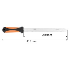 NEO TOOLS 41-085 Nóż do wełny mineralnej 415 mm, ostrze 280 mm 