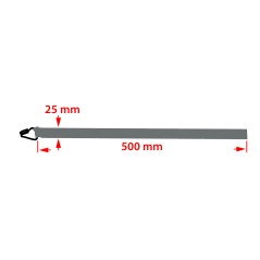 NEO TOOLS 10-709 Pas mocujący z grzechotką 25 mm x 5 m, wytrzymujący 1000 kg PES 