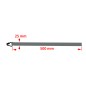 NEO TOOLS 10-709 Pas mocujący z grzechotką 25 mm x 5 m, wytrzymujący 1000 kg PES