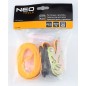NEO TOOLS 10-706 Pas mocujący z grzechotką 25 mm x 4.5 m, wytrzymujący 500 kg PES