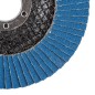 GRAPHITE 58T109 Ściernica listkowa cyrkonowa 115 x 22.2 mm, P120
