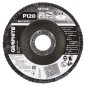 GRAPHITE 58T109 Ściernica listkowa cyrkonowa 115 x 22.2 mm, P120