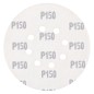 GRAPHITE 58T280 Krążki ścierne na rzep 150 mm, P150, 5 szt., z 8 otworami