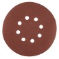 GRAPHITE 58T281 Krążki ścierne na rzep 150 mm, P180, 5 szt., z 8 otworami