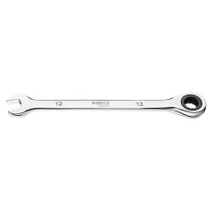 NEO TOOLS 09-065 Klucz płasko-oczkowy z grzechotką, 13 mm